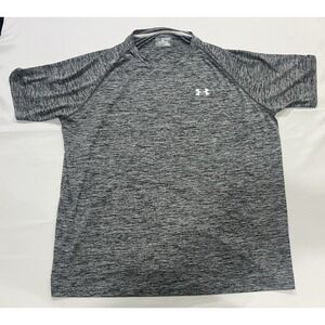 Under Armour Heat Gear Shirt Mens 2XL Gray Activewear Loose Fit